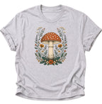 Fliegenpilz Wildblumen Unisex T-Shirt Weiß - PINE & RIVER