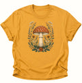 Fliegenpilz Wildblumen Unisex T-Shirt Weiß - PINE & RIVER