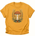 Fliegenpilz Wildblumen Unisex T-Shirt Weiß - PINE & RIVER