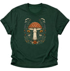 Fliegenpilz Wildblumen Unisex T-Shirt Weiß - PINE & RIVER
