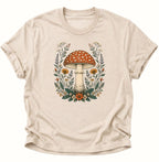 Fliegenpilz Wildblumen Unisex T-Shirt Weiß - PINE & RIVER