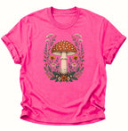 Fliegenpilz Wildblumen Unisex T-Shirt Weiß - PINE & RIVER