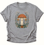 Fliegenpilz Wildblumen Unisex T-Shirt Weiß - PINE & RIVER