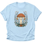 Fliegenpilz Wildblumen Unisex T-Shirt Weiß - PINE & RIVER