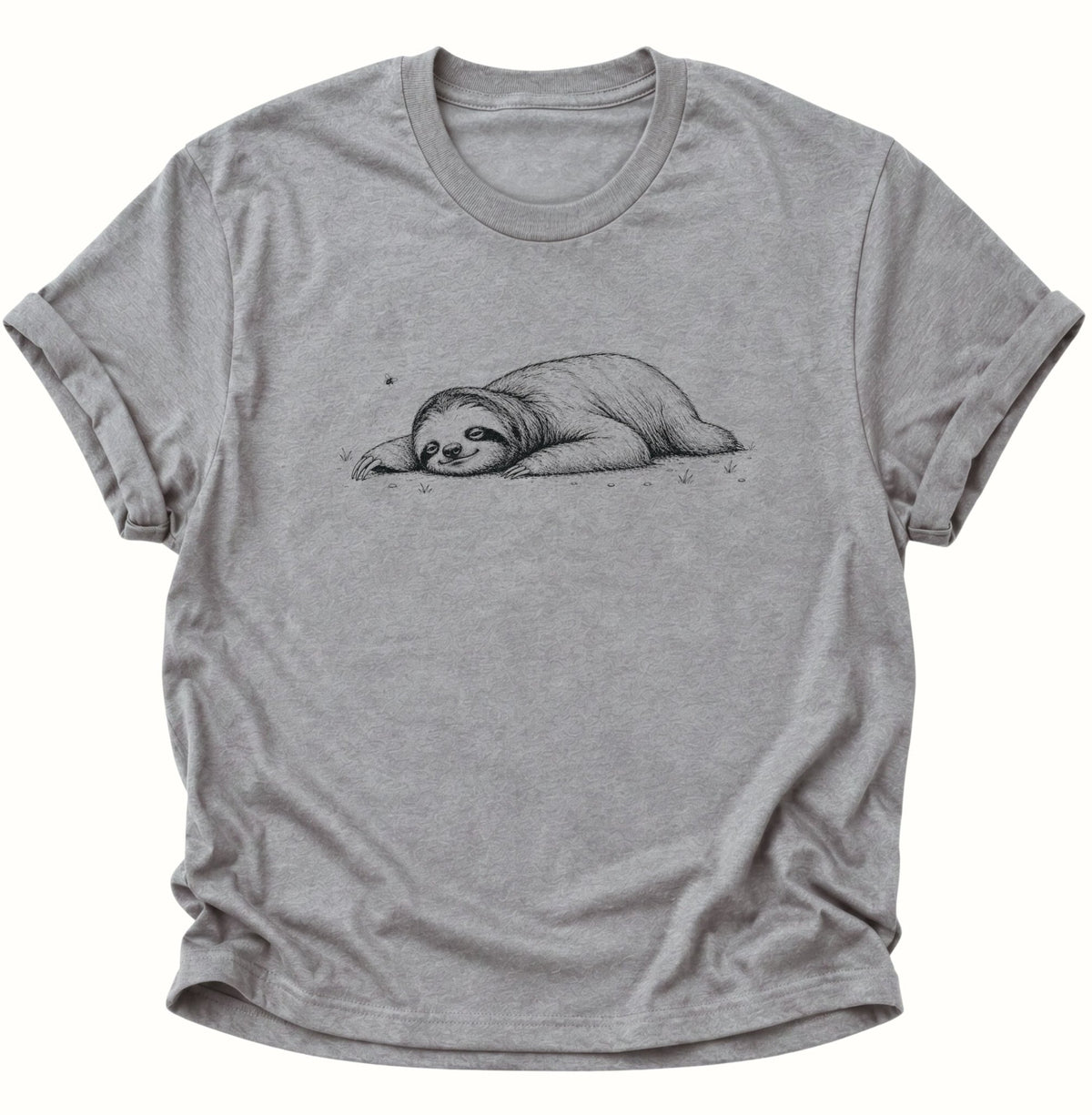 Ganz Entspannt Faultier Unisex T-Shirt Sport Grey - PINE & RIVER