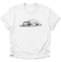 Ganz Entspannt Faultier Unisex T-Shirt Weiß - PINE & RIVER