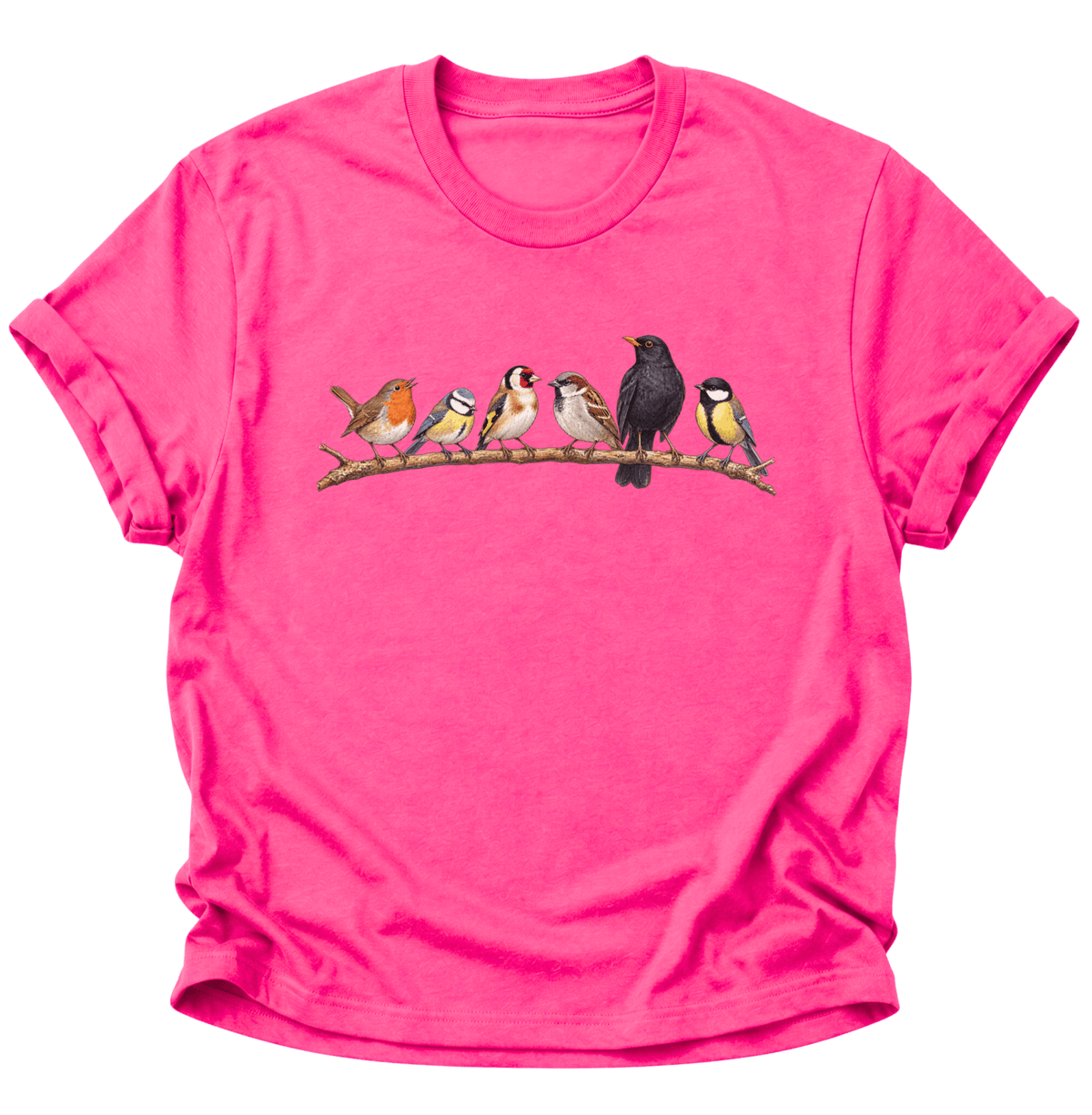 Gartenvögel Vogelbeobachter Unisex T-Shirt Heliconia - PINE & RIVER