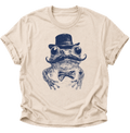 Gentleman Frosch mit Zylinder Unisex T-Shirt Nature - PINE & RIVER