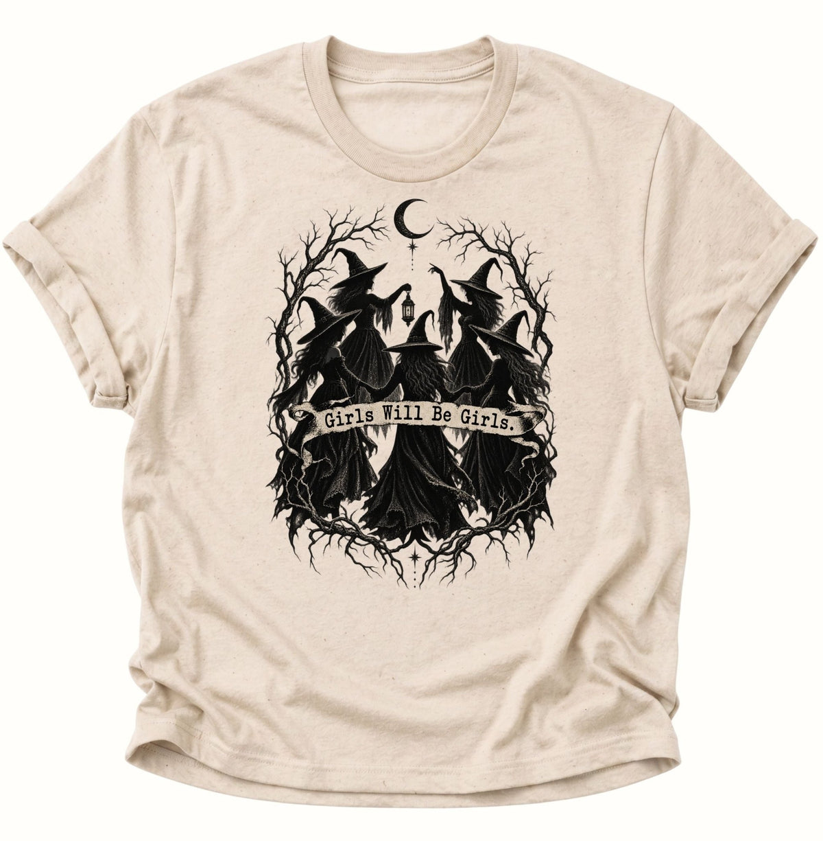 Girls Will Be Girls Hexenzirkel Unisex T-Shirt Nature - PINE & RIVER