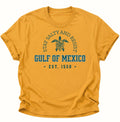 Gulf of Mexico Stay Salty and Resist Unisex T-Shirt Gelb - PINE & RIVER