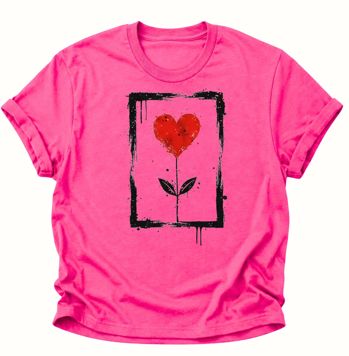 Herz Blume Unisex T-Shirt Heliconia - PINE & RIVER