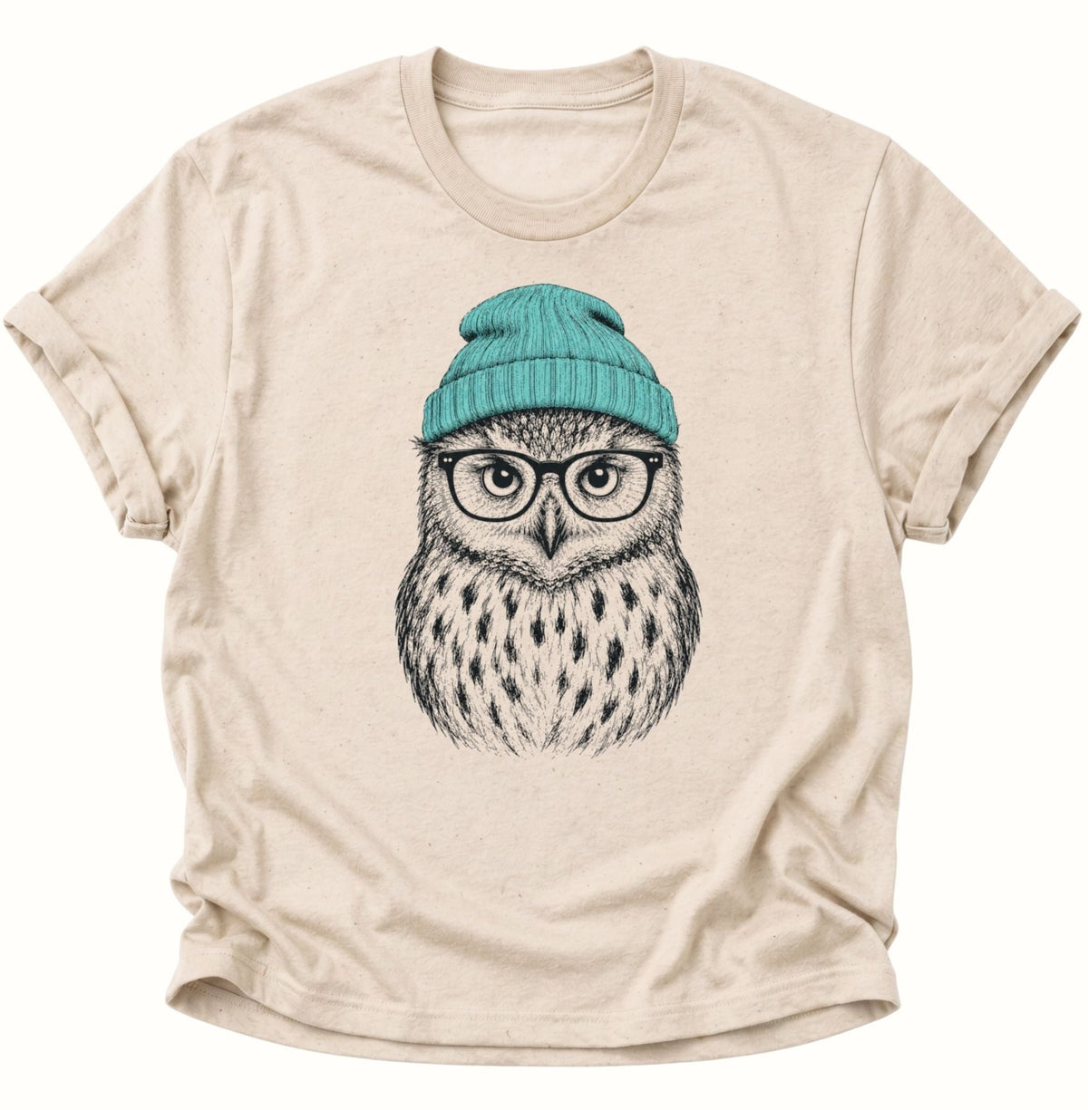 Hipster Eule Vogel Unisex T-Shirt Nature - PINE & RIVER