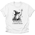 Hocus Pocus I Cannot Focus Frosch Unisex T-Shirt Weiß - PINE & RIVER