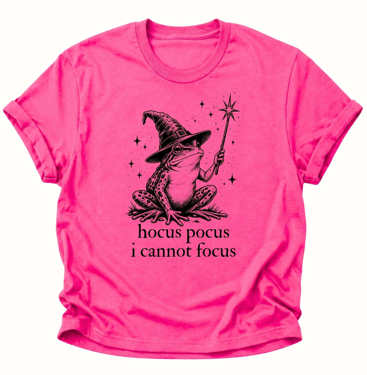 Hocus Pocus I Cannot Focus Frosch Unisex T-Shirt Heliconia - PINE & RIVER