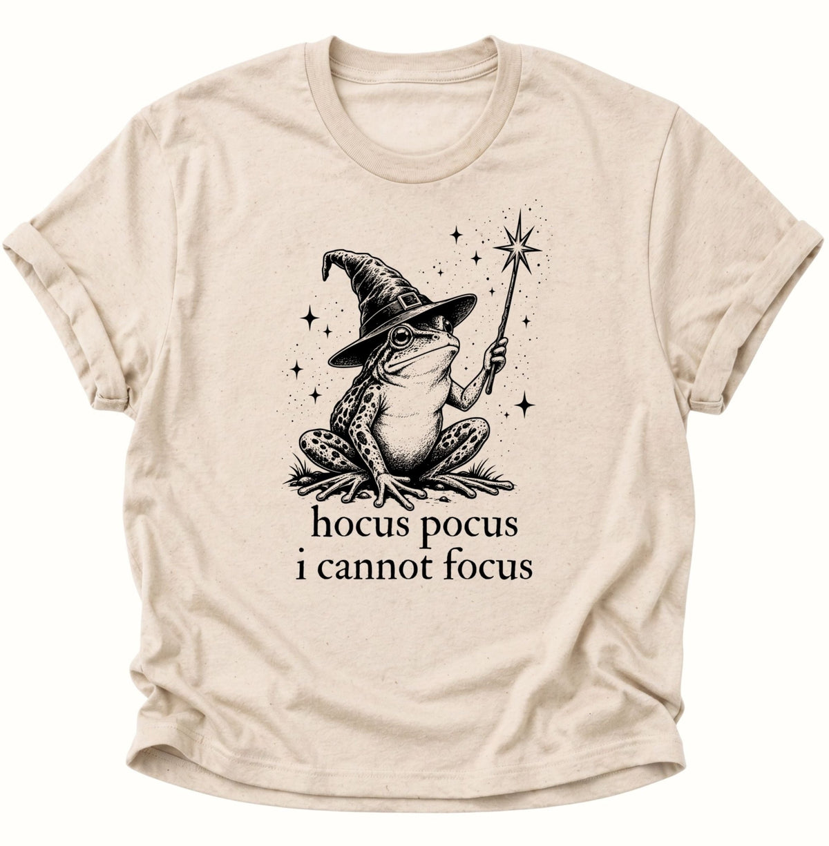 Hocus Pocus I Cannot Focus Frosch Unisex T-Shirt Nature - PINE & RIVER