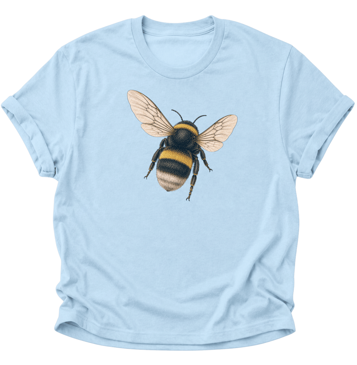 Hummel Unisex T-Shirt Light Blue - PINE & RIVER