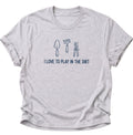 I Love to Play in the Dirt Gärtner Unisex T-Shirt Ash Grey - PINE & RIVER