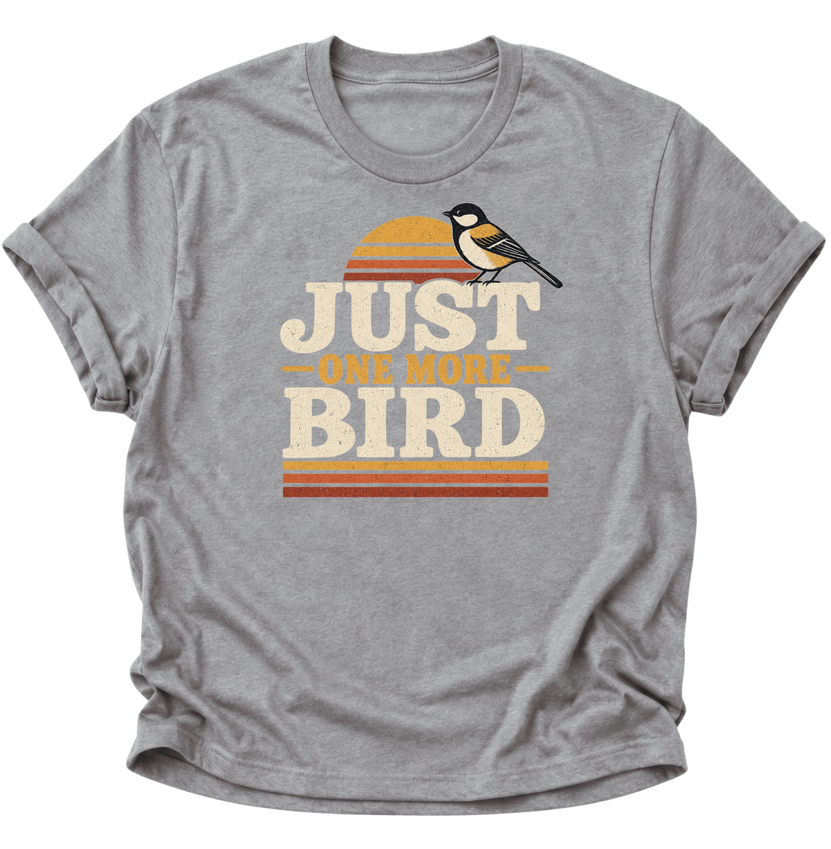 Just One More Bird Unisex T-Shirt Sport Grey - PINE & RIVER