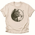 Katze mit Pusteblume Unisex T-Shirt Nature - PINE & RIVER