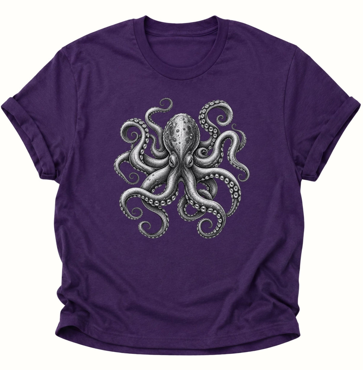 Kraken Unisex T-Shirt Purple - PINE & RIVER
