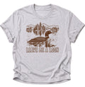 Leave Me A Loon Eistaucher Unisex T-Shirt Ash Grey - PINE & RIVER