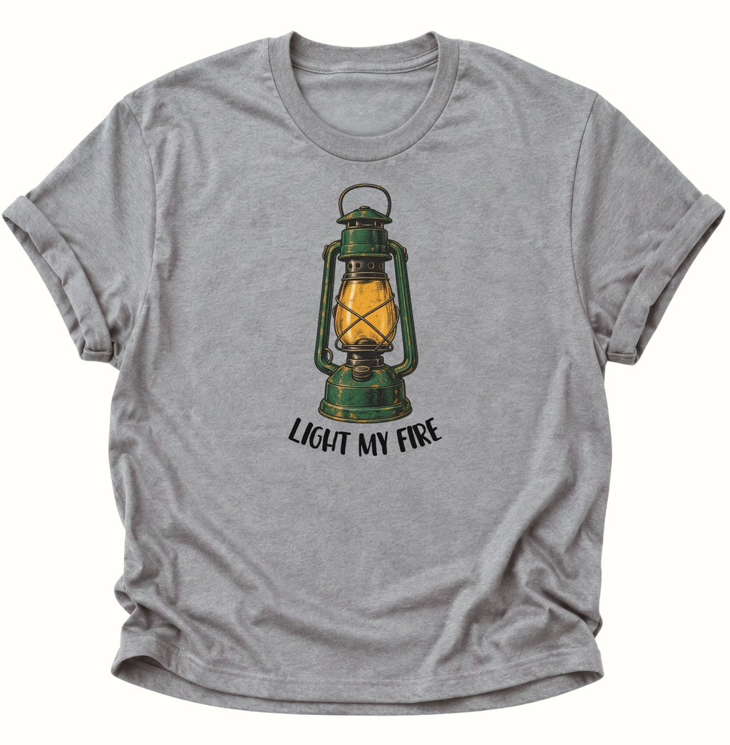 Light My Fire Laterne Unisex T-Shirt Sport Grey - PINE & RIVER