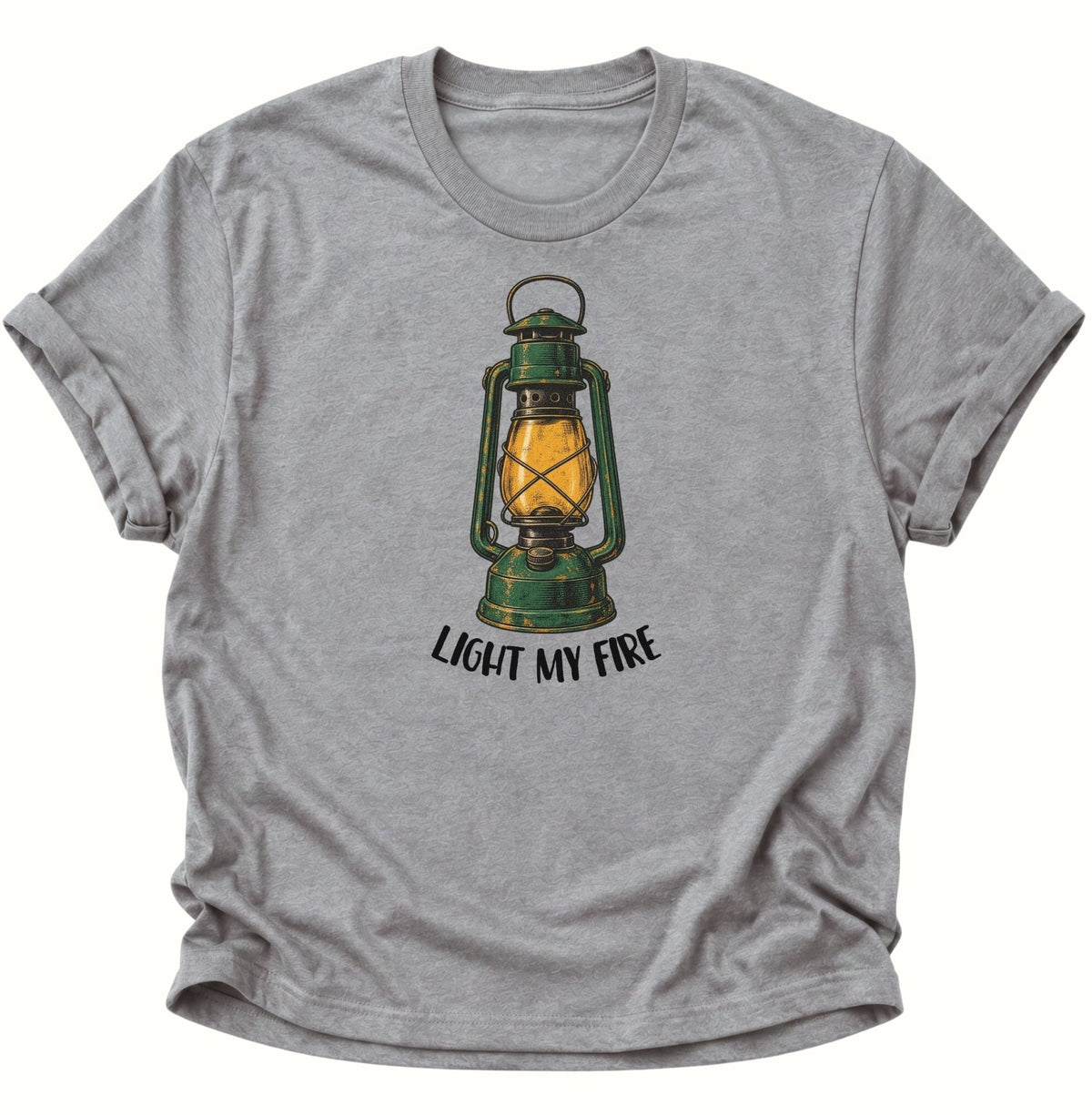 Light My Fire Laterne Unisex T-Shirt Sport Grey - PINE & RIVER