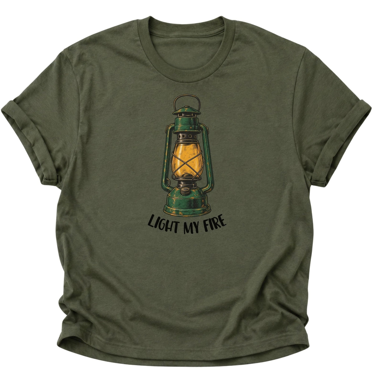 Light My Fire Laterne Unisex T-Shirt Military Green - PINE & RIVER