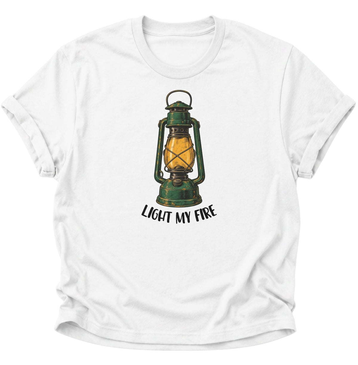 Light My Fire Laterne Unisex T-Shirt Weiß - PINE & RIVER