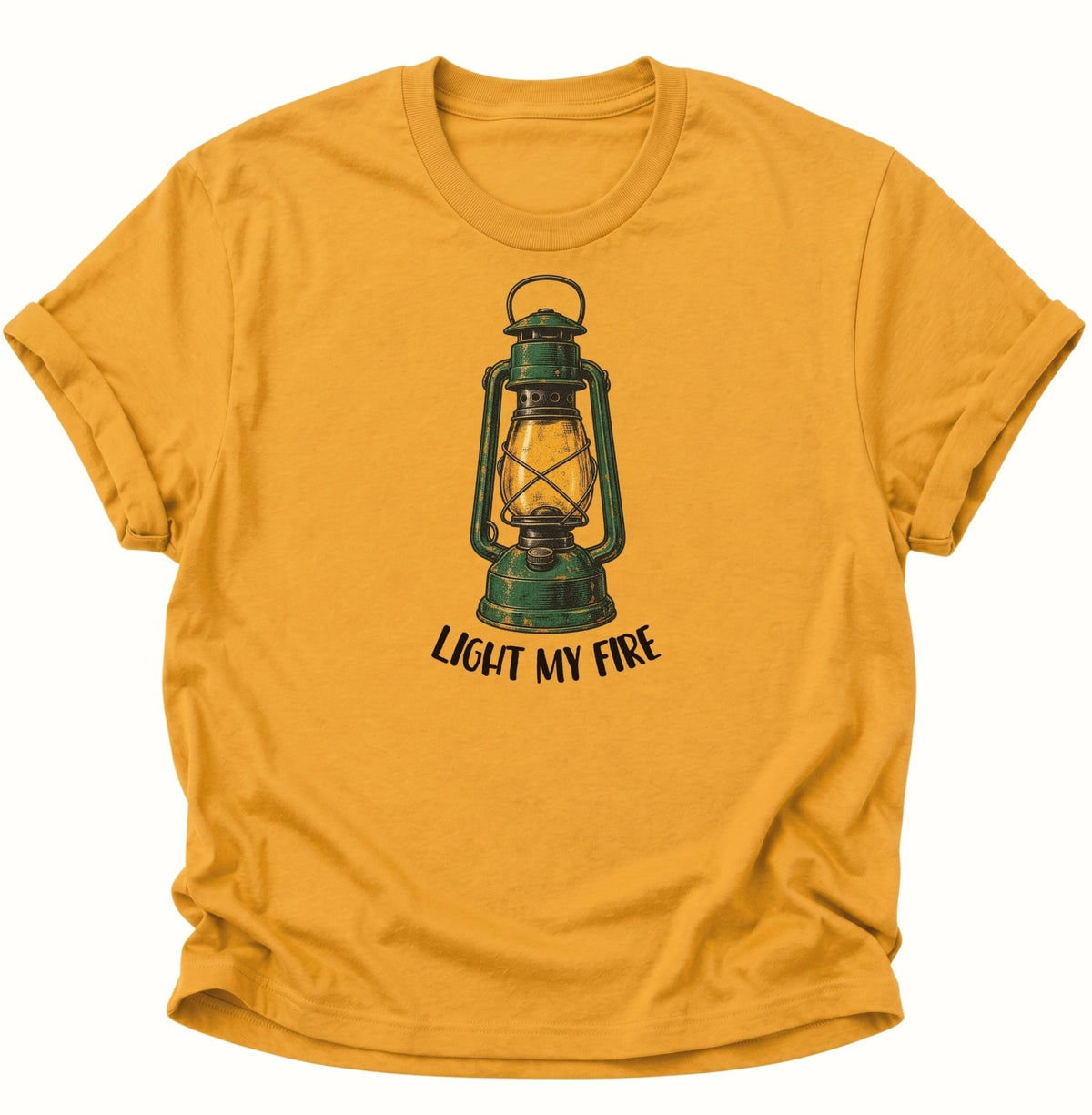 Light My Fire Laterne Unisex T-Shirt Gelb - PINE & RIVER