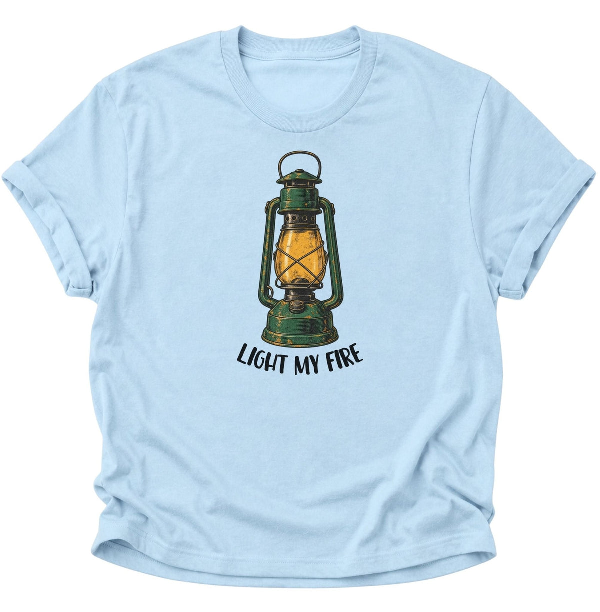 Light My Fire Laterne Unisex T-Shirt Light Blue - PINE & RIVER
