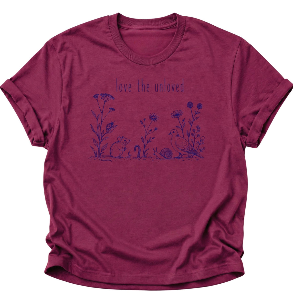 Love the Unloved T-Shirt Unisex T-Shirt Cardinal Red - PINE & RIVER