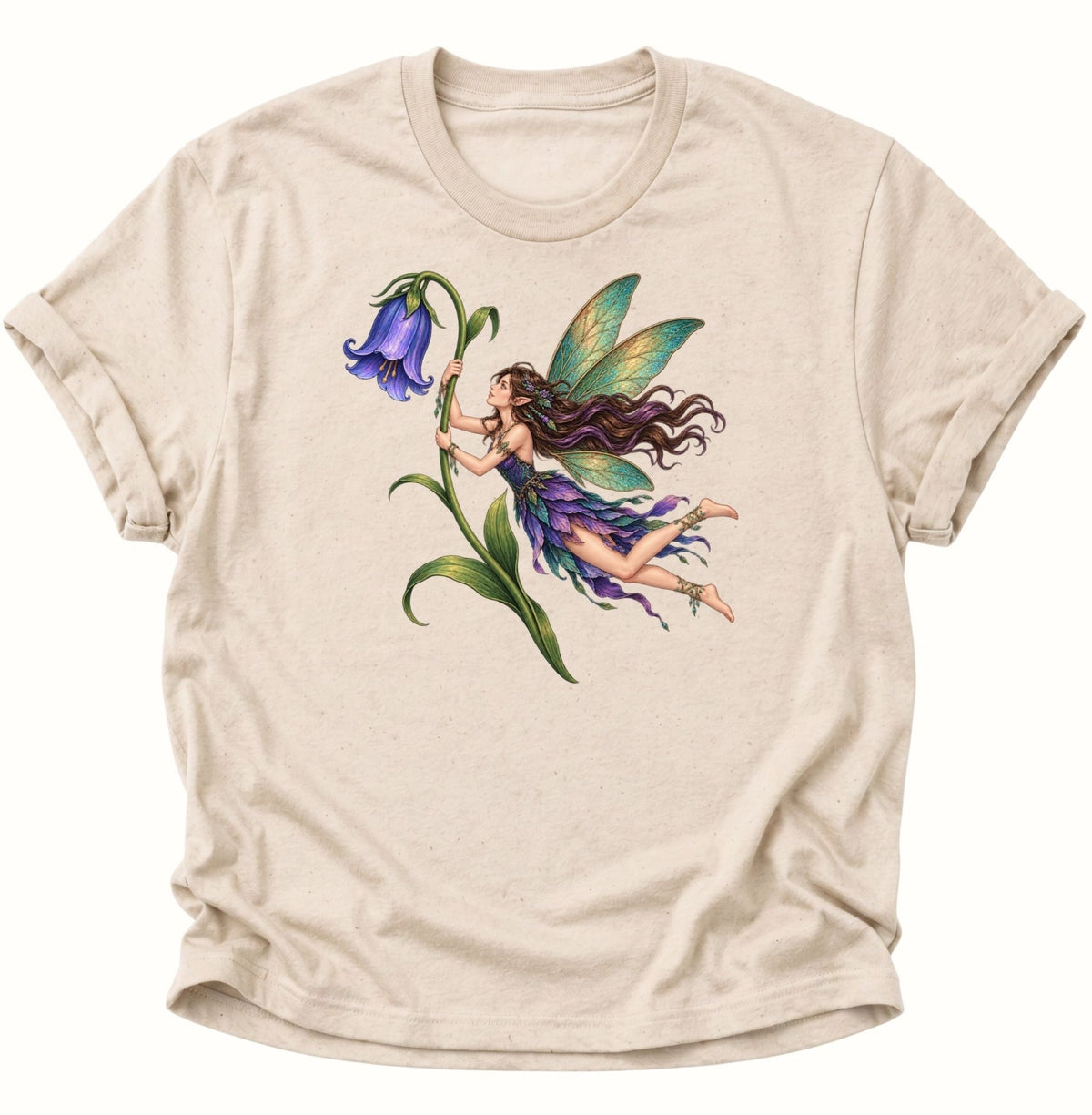 Magische Fee mit Blume Unisex T-Shirt Nature - PINE & RIVER