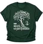 Mir reichts. Ich geh schaukeln Unisex T-Shirt Forest Green - PINE & RIVER