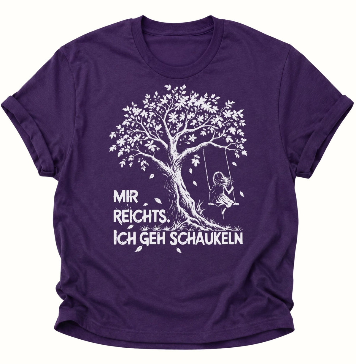 Mir reichts. Ich geh schaukeln Unisex T-Shirt Purple - PINE & RIVER