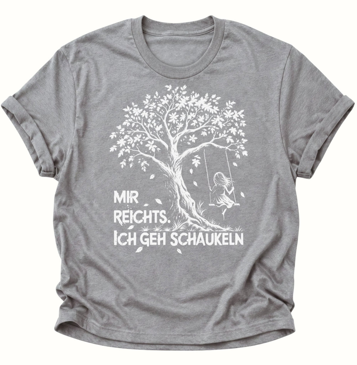 Mir reichts. Ich geh schaukeln Unisex T-Shirt Sport Grey - PINE & RIVER