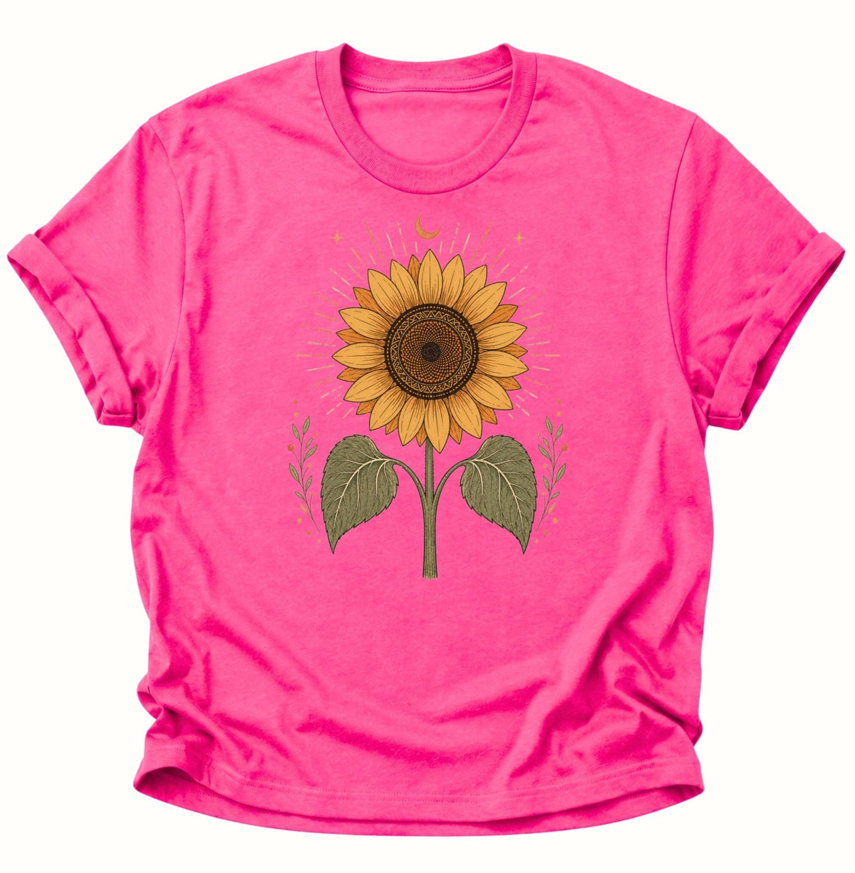 Mystische Sonnenblume Unisex T-Shirt Heliconia - PINE & RIVER