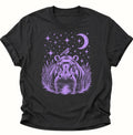 Mystisches Nilpferd Unisex T-Shirt Schwarz - PINE & RIVER