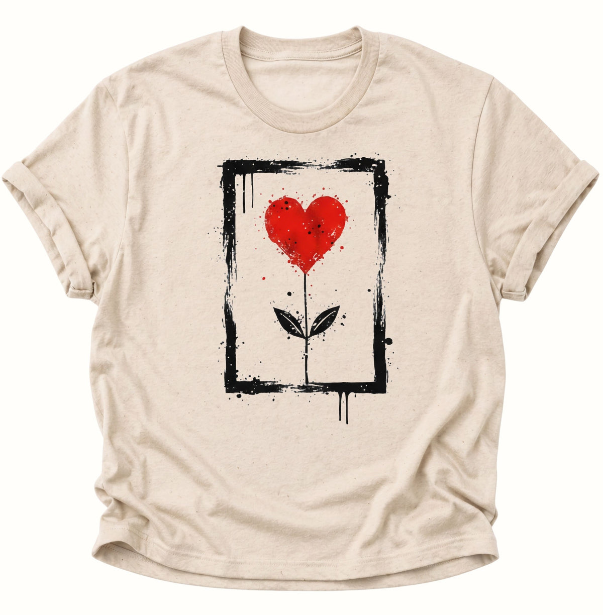 Herz Blume Unisex T-Shirt Nature - PINE & RIVER