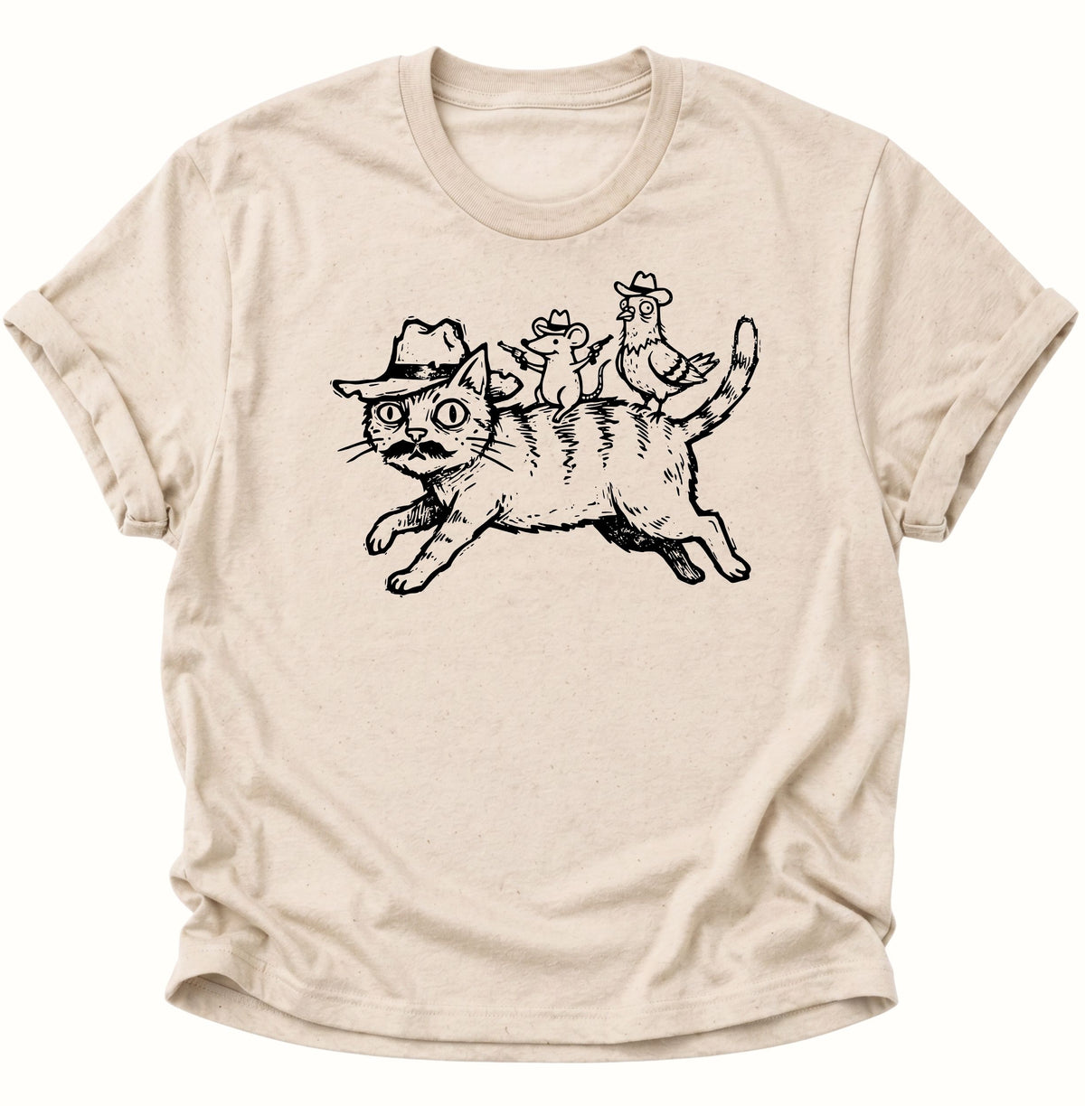 Crazy Katzen Gang Unisex T-Shirt Nature - PINE & RIVER