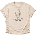 Now Goes The Post Off Huhn mit Cocktail Unisex T-Shirt Nature - PINE & RIVER
