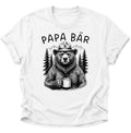 Papa Bär Kaffee Unisex T-Shirt Weiß - PINE & RIVER