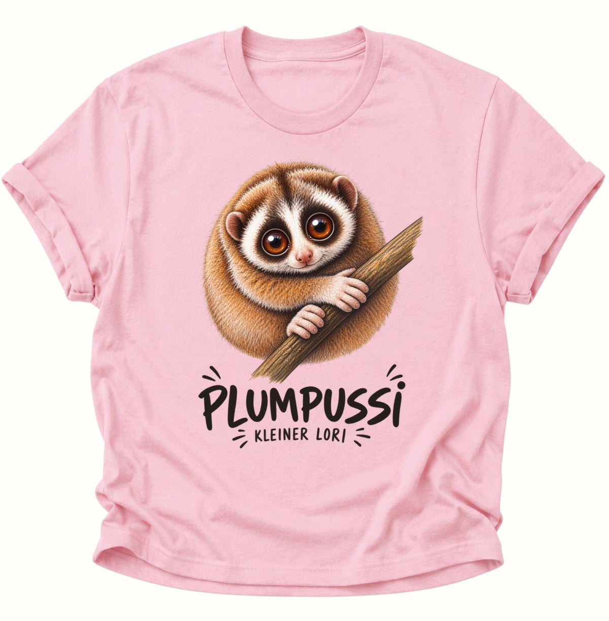 Plumpussi Kleiner Lori Unisex T-Shirt Light Pink - PINE & RIVER