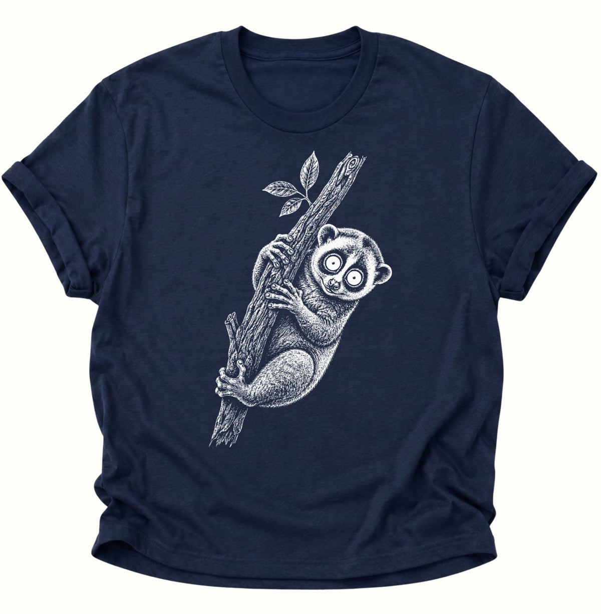 Plumpussi Kleiner Lori Unisex T-Shirt Navy Blue - PINE & RIVER