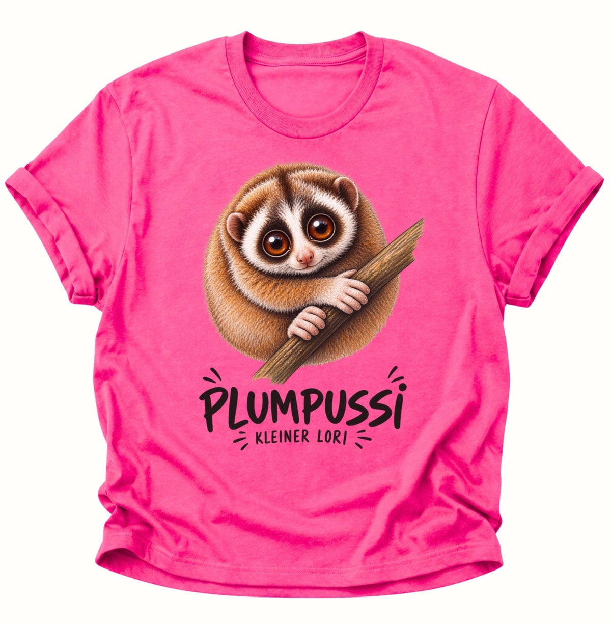 Plumpussi Kleiner Lori Unisex T-Shirt Heliconia - PINE & RIVER