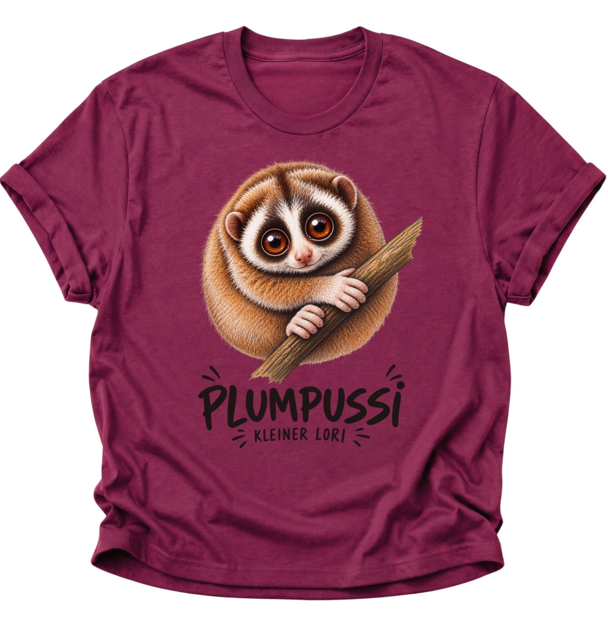 Plumpussi Kleiner Lori Unisex T-Shirt Cardinal Red - PINE & RIVER