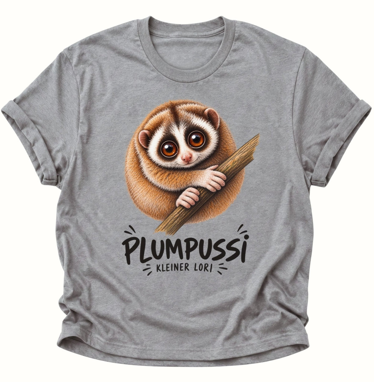 Plumpussi Kleiner Lori Unisex T-Shirt Sport Grey - PINE & RIVER