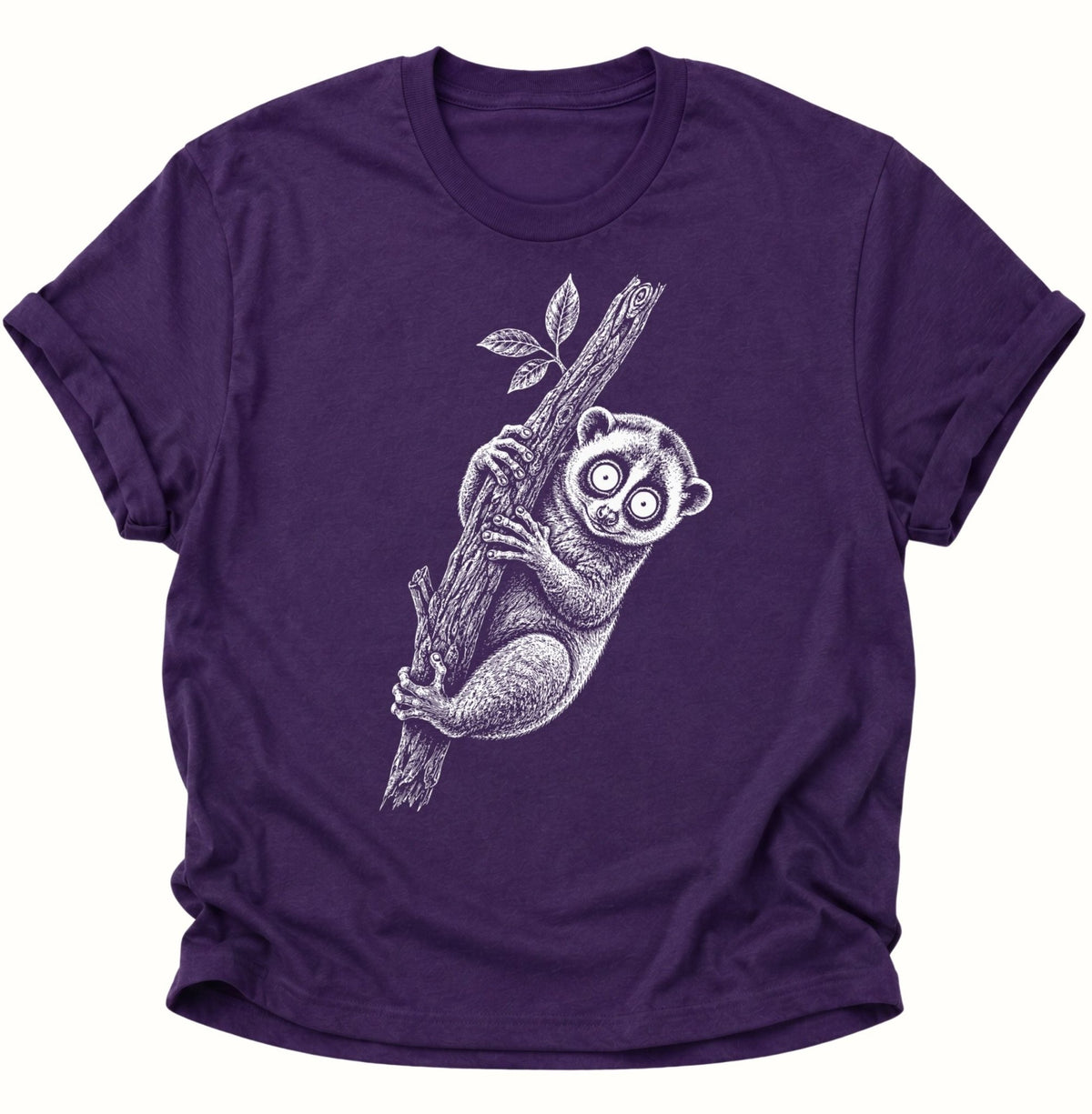 Plumpussi Kleiner Lori Unisex T-Shirt Purple - PINE & RIVER
