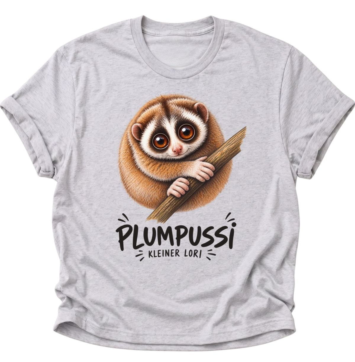 Plumpussi Kleiner Lori Unisex T-Shirt Ash Grey - PINE & RIVER