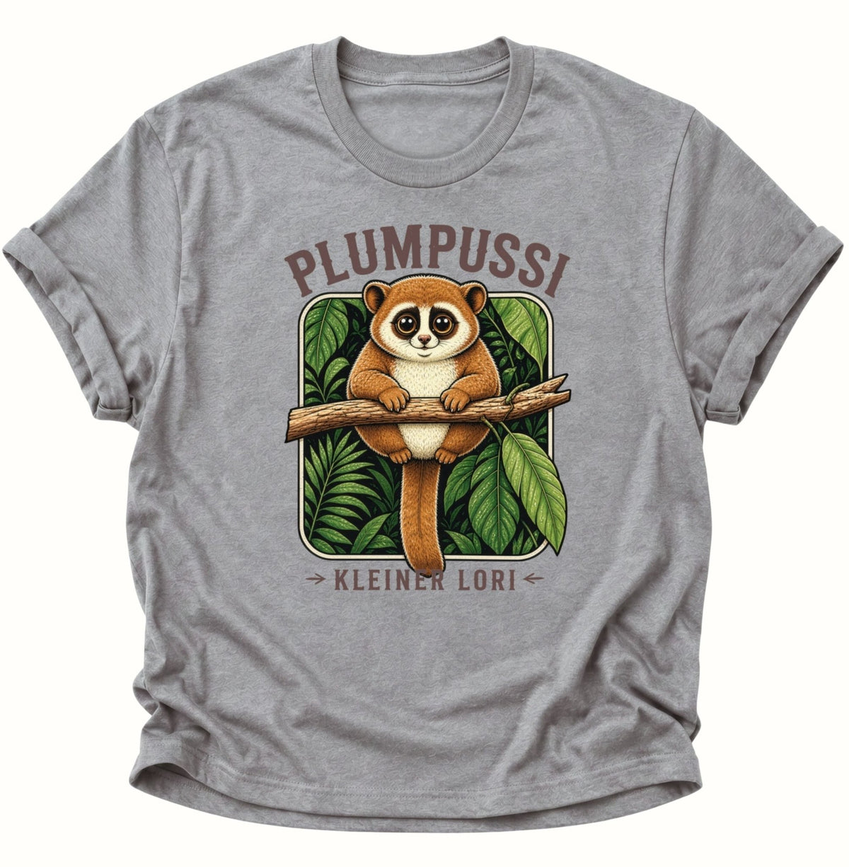 Plumpussi Unisex T-Shirt Sport Grey - PINE & RIVER